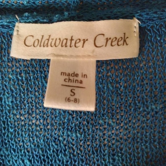Coldwater Creek Cardigan Sweater Pockets Long - Picture 4 of 8